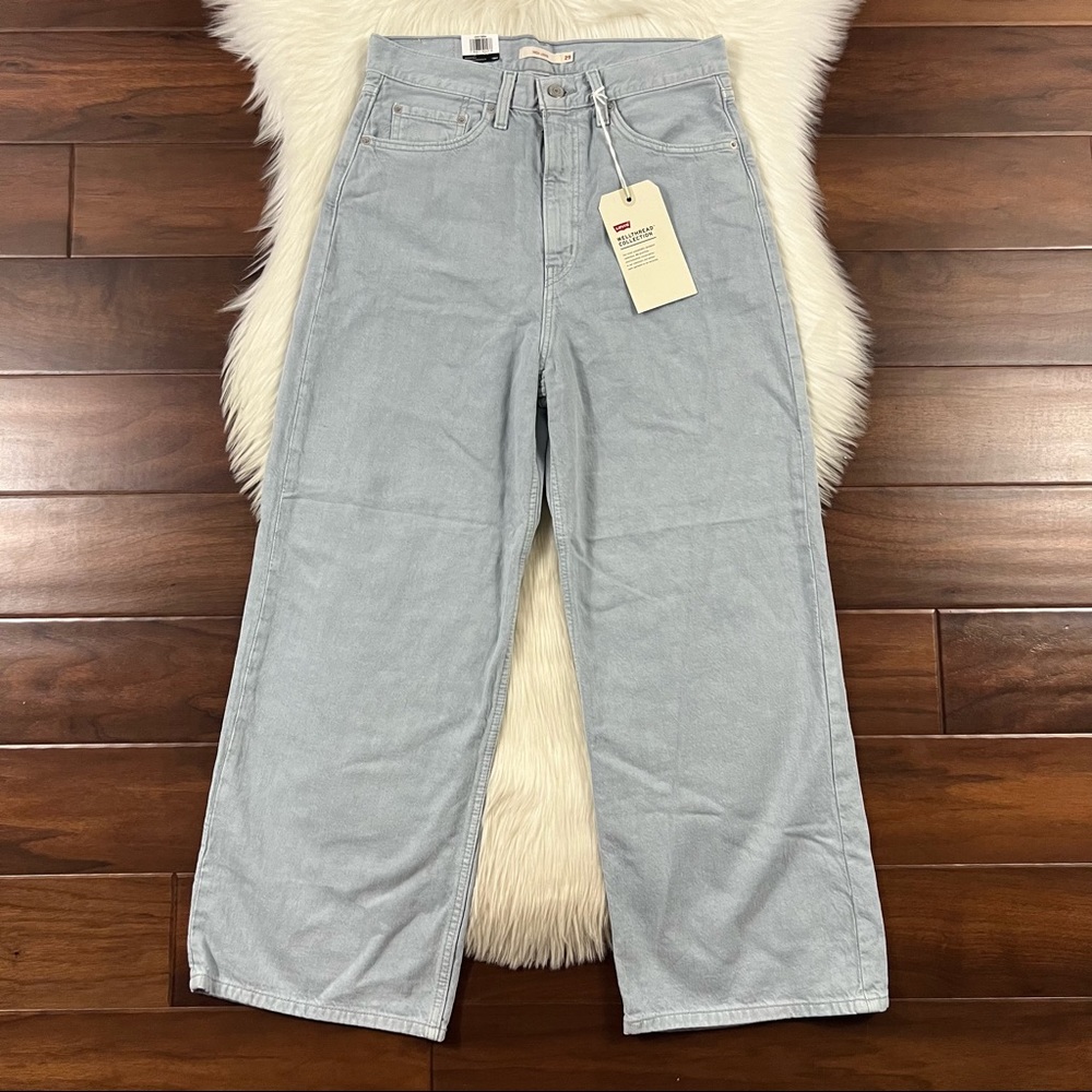 Levi's high loose jeans, 29 x 27 Meadow Flower,  Wide Leg Denim